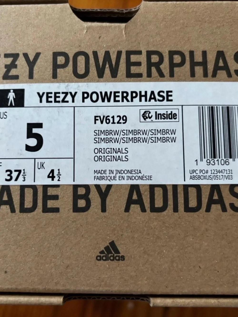 Adidas Yeezy Powerphase Calabasas